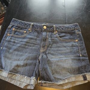 American Eagle Outfitters AEO LIVE YOUR LIFE Denim Shorts Blue Women's Size 12